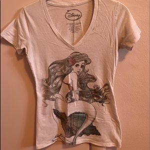 The Little Mermaid V Neck Tshirt